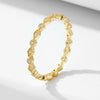 Wholesale Geometric Rhombus Diamond Stacking Ring For Women S925 Sterling Silver