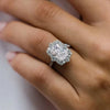 Wholesale Geometric Ring For Women Copper With Zirconia Palace Style