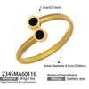 Wholesale Geometric Roman Numeral Dial Stainless Steel Electroplated Open Bracelet Set