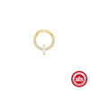 Wholesale Geometric S925 Sterling Silver Electroplated Ear Bone Ring And Earrings For Women