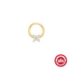 Wholesale Geometric S925 Sterling Silver Electroplated Ear Bone Ring And Earrings For Women