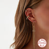 Wholesale Geometric S925 Sterling Silver Electroplated Ear Clip Earrings For Women