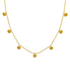 Wholesale Geometric Scallop Pendant Necklace For Women 18K Gold Plated Titanium Steel Jewelry