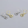 Wholesale Geometric 925 Silver Devil's Eye Earrings For Women