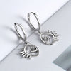 Wholesale Geometric 925 Silver Devil's Eye Earrings For Women