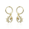 Wholesale Geometric 925 Silver Devil's Eye Earrings For Women