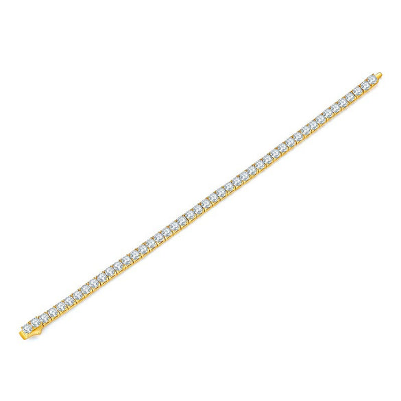 Wholesale Geometric 925 Silver Moissanite Tennis Bracelet Unisex Hand Jewelry Silver Plated Gold