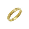 Wholesale Geometric Simple 18K Gold Electroplated Titanium Steel Rhomboid Ring For Women