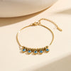 Wholesale Geometric Simple Style Titanium Steel 18K Gold Plated Women's Anklet