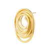 Wholesale Geometric Spiral Design Titanium Steel And Stainless Steel Women's Earrings With Electroplating
