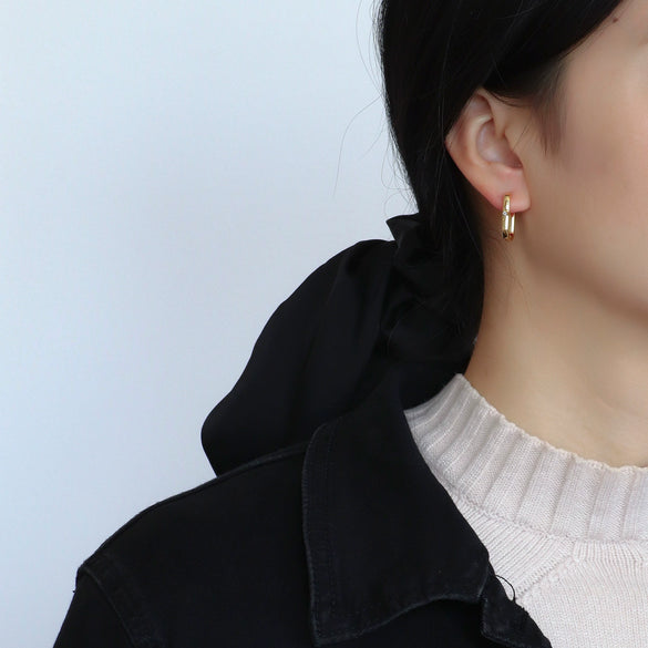 Wholesale Geometric Square Copper Earrings For Female