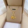 Wholesale Geometric Stainless Steel And Copper Diamond Necklace For Unisex