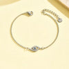 Wholesale Geometric Stainless Steel And 18K Titanium Steel Bracelet Set With Diamonds For Women