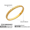 Wholesale Geometric Stainless Steel Bracelet Set With 5A Round Zirconia And Full Diamond Inlay 18K Gold Plated