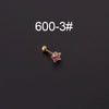 Wholesale Geometric Stainless Steel Earrings With Electroplating Processing