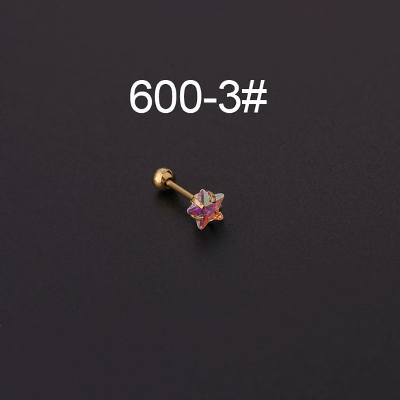 Wholesale Geometric Stainless Steel Earrings With Electroplating Processing