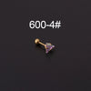 Wholesale Geometric Stainless Steel Earrings With Electroplating Processing