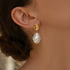 Wholesale Geometric Stainless Steel Earrings With 18K Gold Pvd Plating For Women