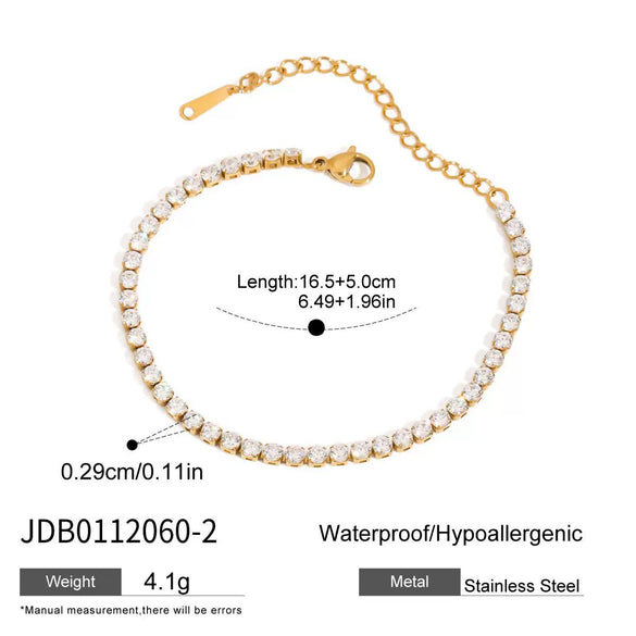 Wholesale Geometric Stainless Steel Electroplated Bracelet Jewelry For Women