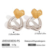 Wholesale Geometric Stainless Steel Electroplated Earrings For Women