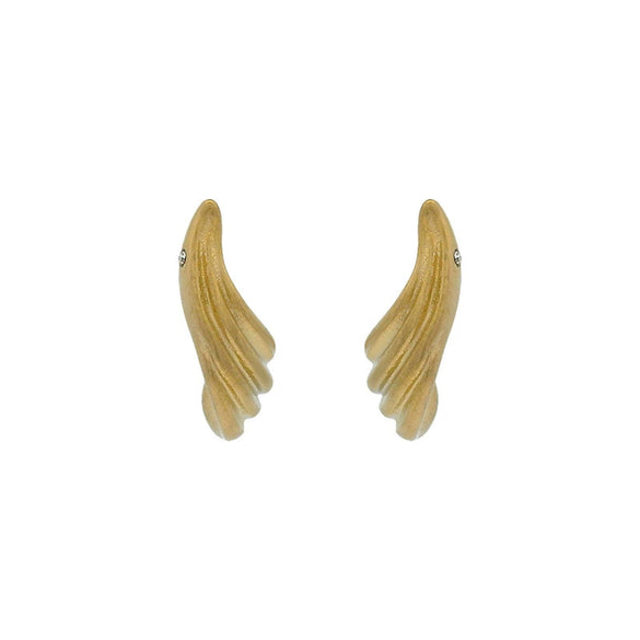 Wholesale Geometric Stainless Steel Electroplated Earrings For Women