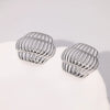 Wholesale Geometric Stainless Steel Electroplated Earrings For Women