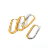 Wholesale Geometric Stainless Steel Electroplated Earrings For Women