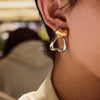 Wholesale Geometric Stainless Steel Electroplated Earrings For Women