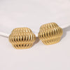 Wholesale Geometric Stainless Steel Electroplated Earrings For Women