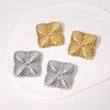 Wholesale Geometric Stainless Steel Electroplated Earrings For Women