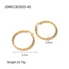 Wholesale Geometric Stainless Steel Electroplated French Vintage Earrings