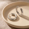 Wholesale Geometric 316 Stainless Steel Electroplated Hoop Earrings Unisex Original Design