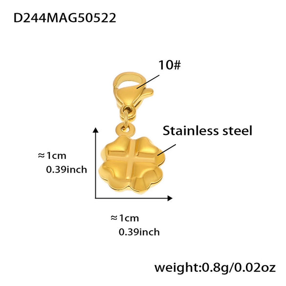 Wholesale Geometric Stainless Steel Electroplated 18K Real Gold 5A Zircon Diy Bracelet Anklet Jewelry For Women