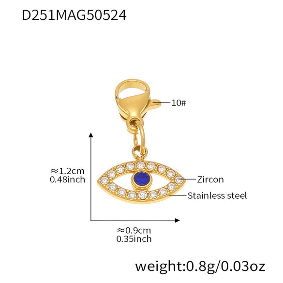 Wholesale Geometric Stainless Steel Electroplated 18K Real Gold 5A Zircon Diy Bracelet Anklet Jewelry For Women