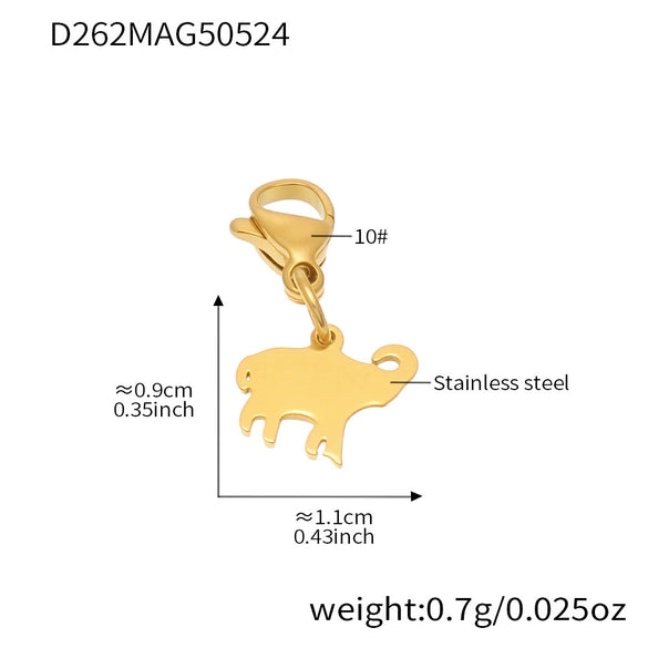 Wholesale Geometric Stainless Steel Electroplated 18K Real Gold 5A Zircon Diy Bracelet Anklet Jewelry For Women