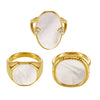 Wholesale Geometric Stainless Steel Electroplated Ring Unisex Accessories