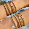 Wholesale Geometric Stainless Steel Electroplated Zirconinlaid Women's Bracelet