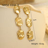 Wholesale Geometric Stainless Steel Fashion Women's Electroplated Earrings