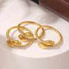 Wholesale Geometric Stainless Steel Gold Plated Light Luxury Open Ring Jewelry For Women
