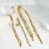 Wholesale Geometric Stainless Steel Goldplated Electroplated Fashion Women's Bracelet Jewelry