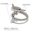Wholesale Geometric Stainless Steel Jewelry Set With Pvd Furnace Vacuum Real Gold Plating For Women