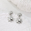 Wholesale Geometric Stainless Steel 18K Gold Electroplated Women's Earrings