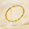Wholesale Geometric Stainless Steel 18K Gold Plated Clasp Bracelet For Women