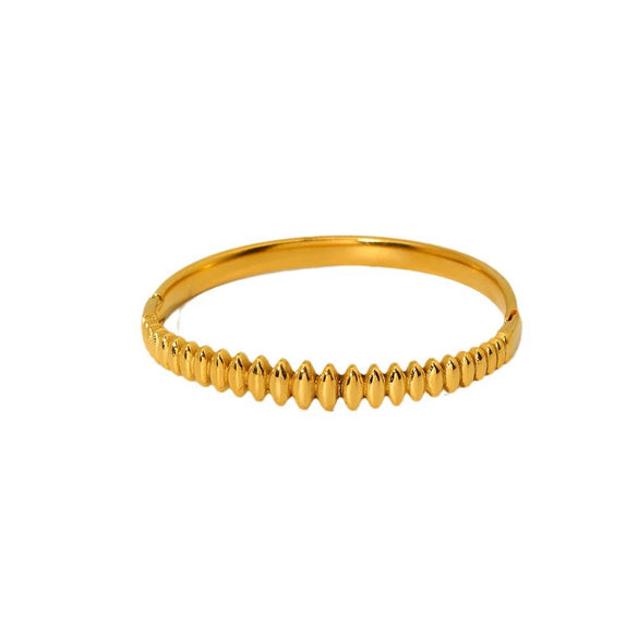 Wholesale Geometric Stainless Steel 18K Gold Plated Diamond Love Bracelet For Women