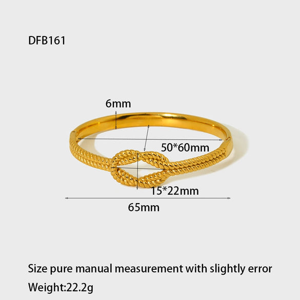 Wholesale Geometric Stainless Steel 18K Gold Plated Diamond Love Bracelet For Women