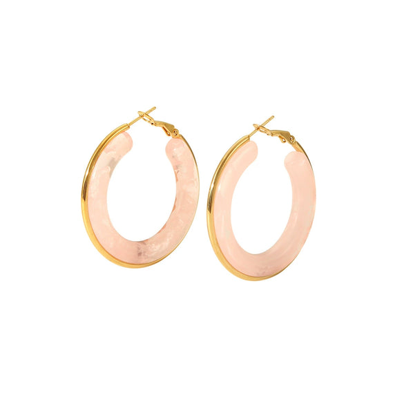 Wholesale Geometric Stainless Steel 18K Gold Plated Earrings For Women