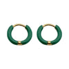 Wholesale Geometric Stainless Steel 14K Gold Plated Earrings For Women