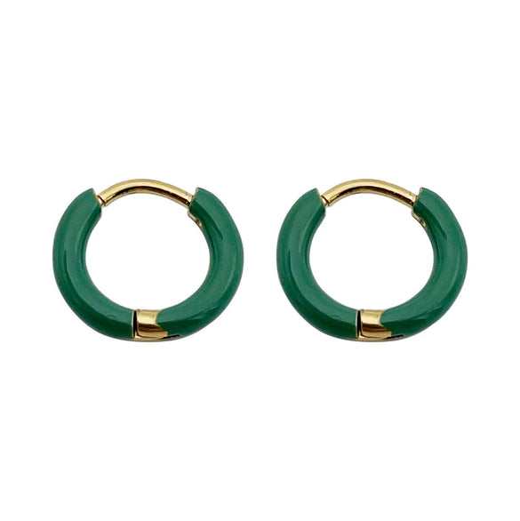 Wholesale Geometric Stainless Steel 14K Gold Plated Earrings For Women