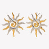 Wholesale Geometric Stainless Steel 18K Gold Plated Earrings For Women