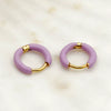 Wholesale Geometric Stainless Steel 14K Gold Plated Earrings For Women